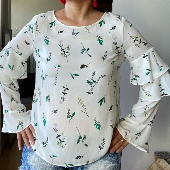 Mix floral print blouse - Picture 5 of 12